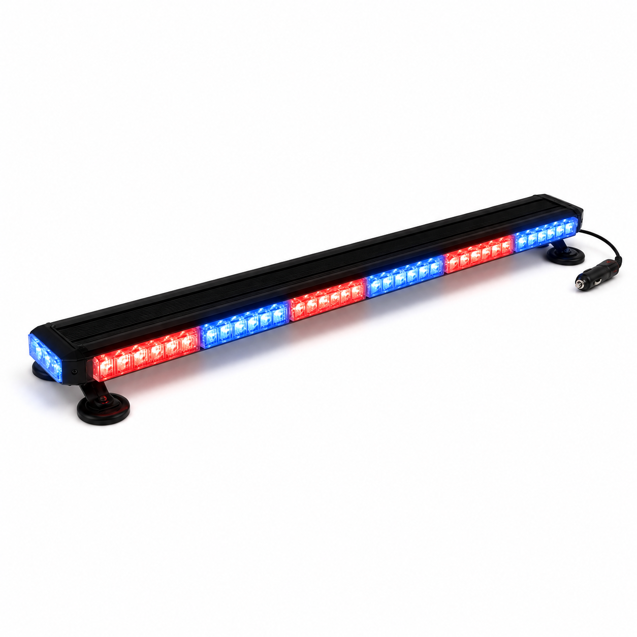 78-LED Multi-Color Vehicle Warning Light Bar| 21.65-Inch Four-Sided Flashing Safety Light with 14 Modes