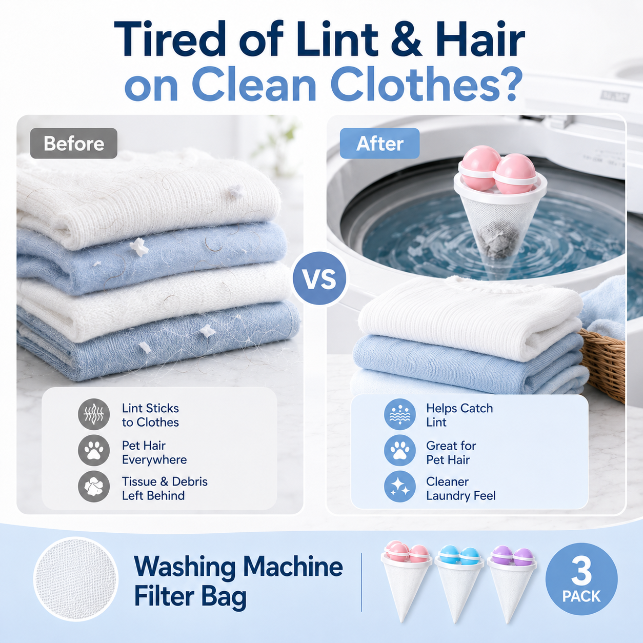 🔥Hot Sale 49% OFF🔥Washing Machine Filter Bag