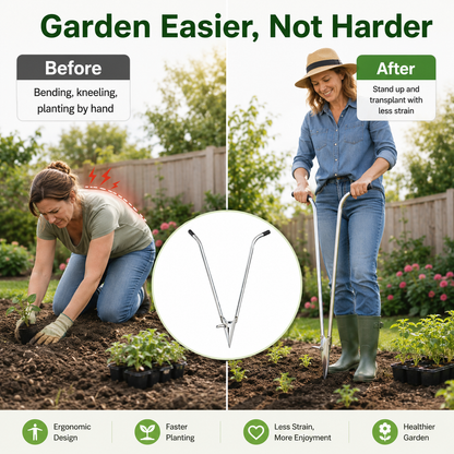 🌱Stand Up Garden Transplanter Tool