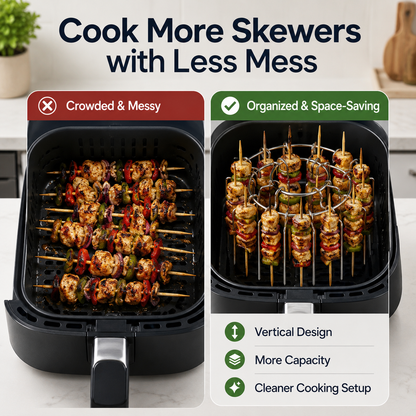 🔥Air Fryer Skewer Rack - Make fun, simple meals at home