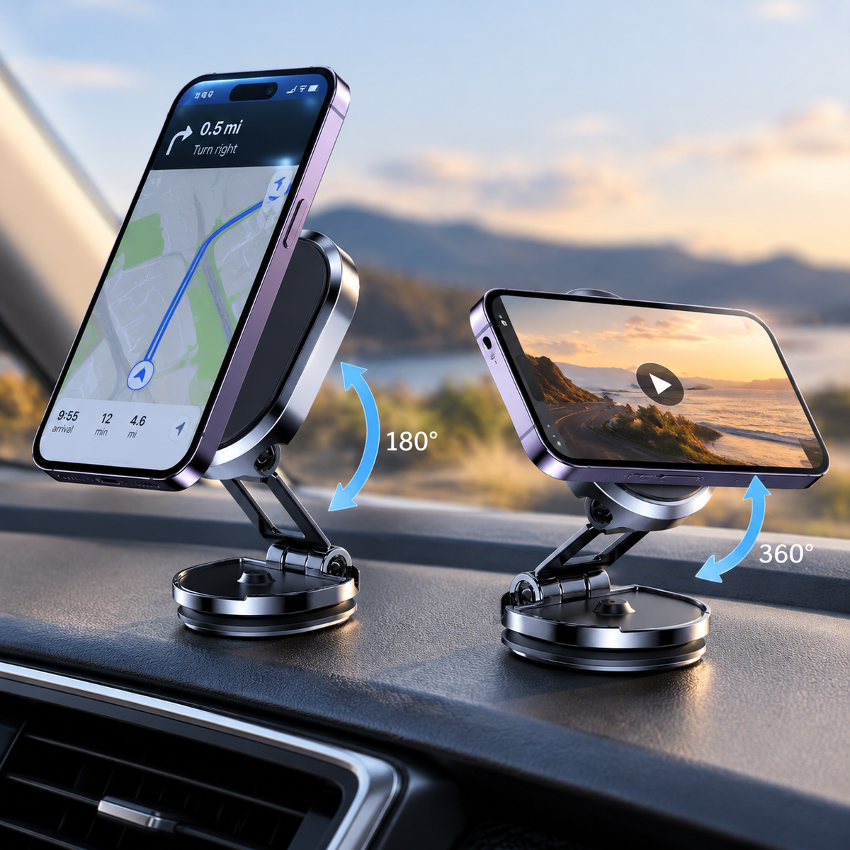 Foldable Magnetic Phone Mount