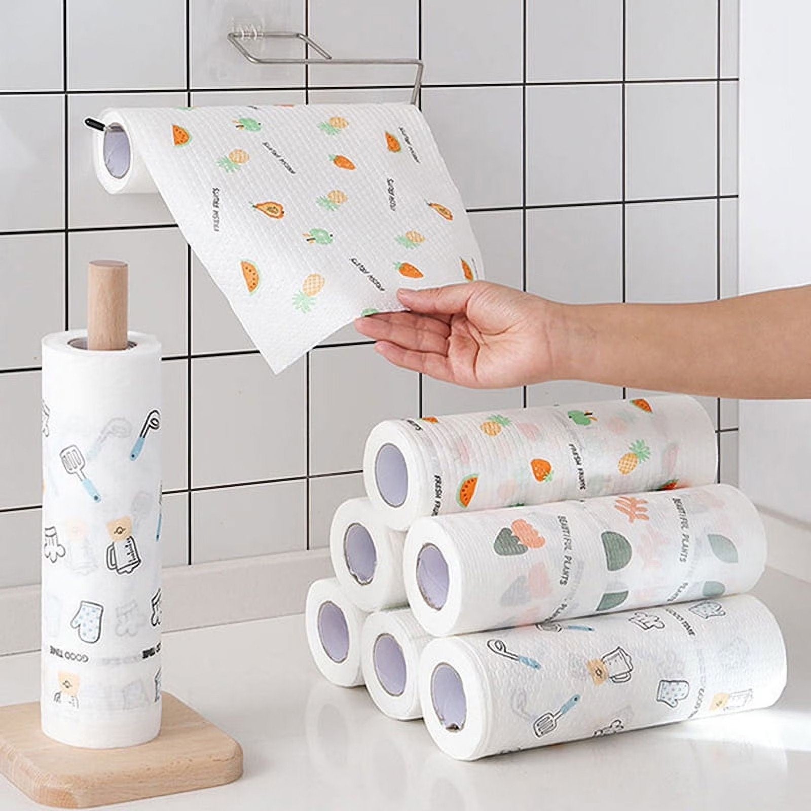 50Pcs Per Roll Reusable Cleaning Lazy Rags✨
