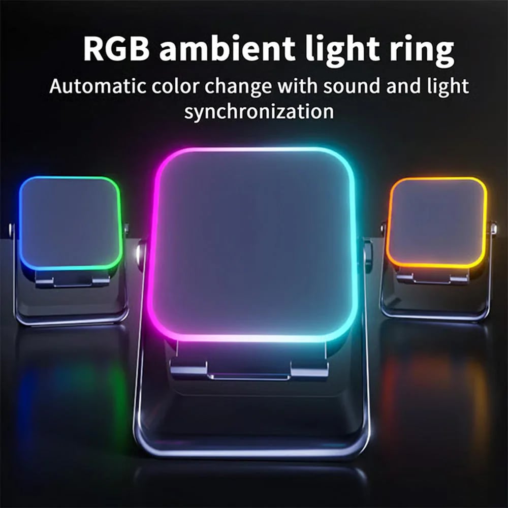 🔥 HOT SALE 🔥5-in-1 Wireless Speaker Phone Stand with Power Bank
