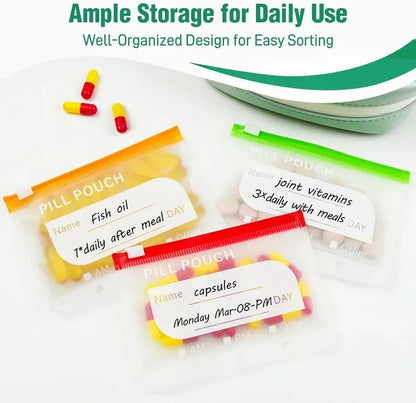 🏆Flash Sale⚡50K+ SOLD! Waterproof Pill Pouch Set-7Pcs Bags Inside