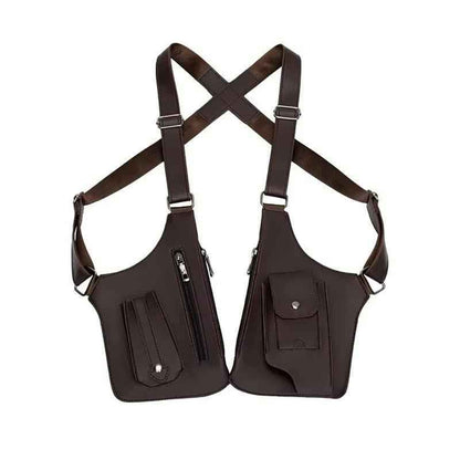 🔥Last Day 49% OFF 🎁 Premium Leather Adjustable Underarm Shoulder Bag for Men