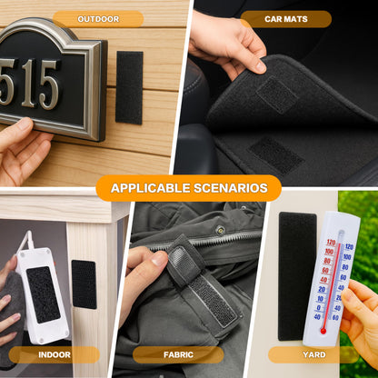 🔥Hot Sale 43% OFF -✨Heavy Duty Hook and Loop Strips with Adhesive