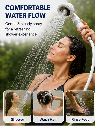 🔥LAST DAY 50% OFF🔥🚿 Rechargeable Portable Outdoor Shower