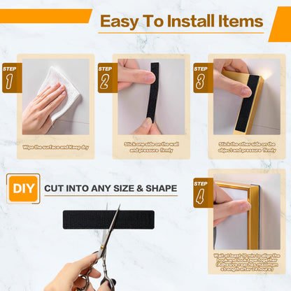 🔥Hot Sale 43% OFF -✨Heavy Duty Hook and Loop Strips with Adhesive