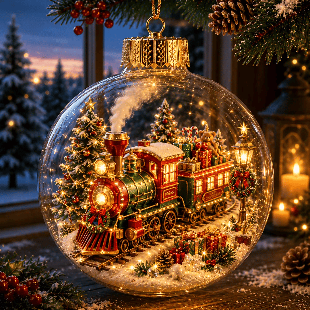 🔥Limited time 50% OFF -✨🎄 Glowing Christmas Story Ornament – Light-Up Mini Holiday Scene(📦Buy 3 Free Shipping)
