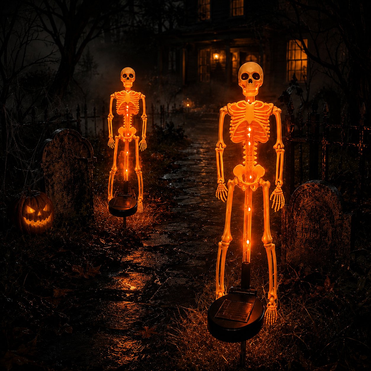 🔥 50% OFF TODAY💀 Solar Skeleton Yard Stake