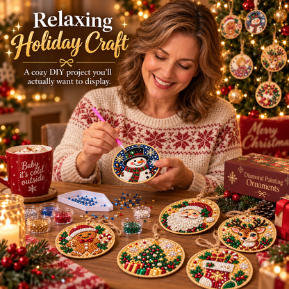 🔥Christmas Sale 49% OFF🎄 DIY Diamond Painting Ornaments Kit