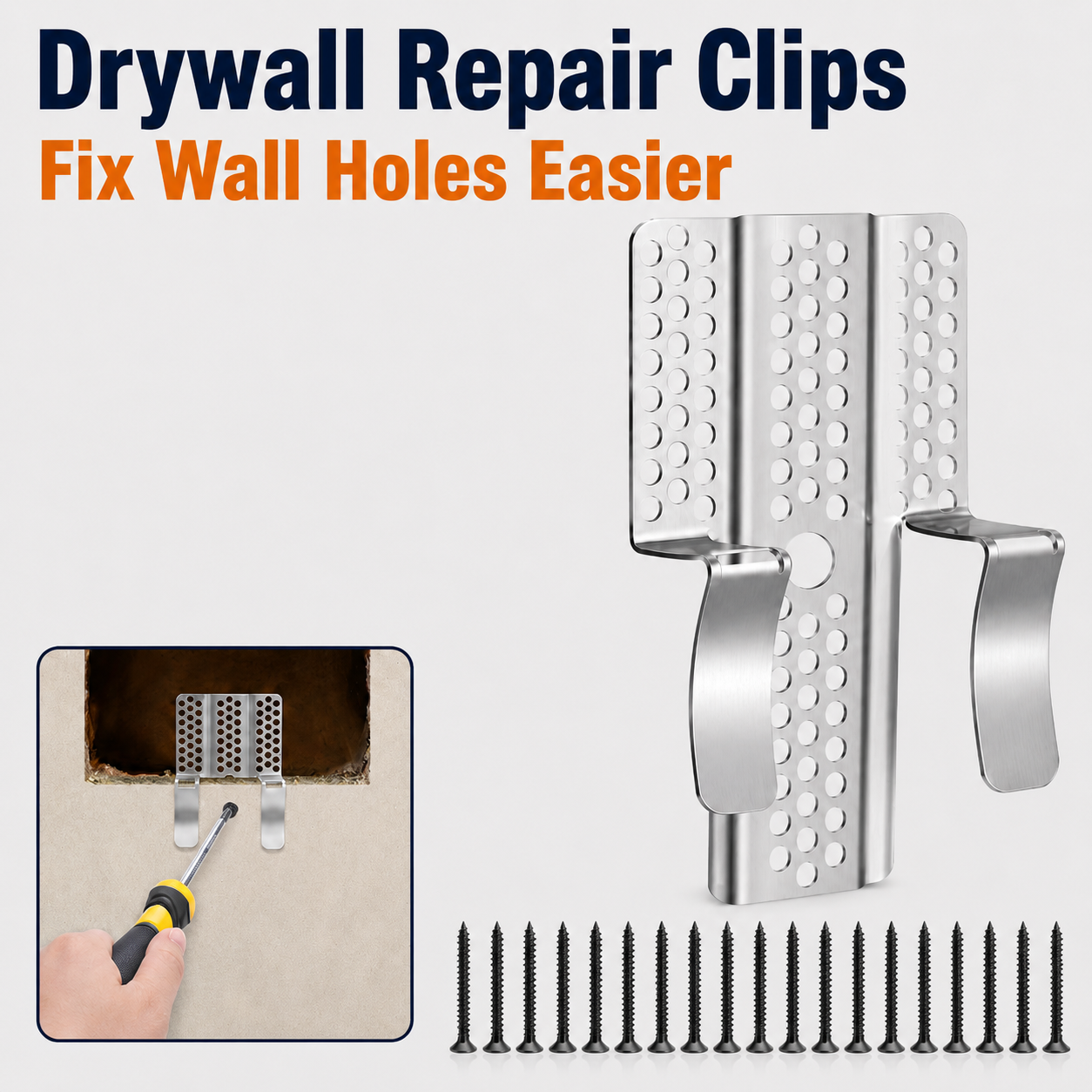 🔥Last Day 49% OFF🛠️Drywall Repair Clips Kit For Damaged Walls Repairing