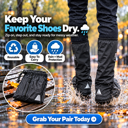 Reusable Waterproof Rain Shoe Covers