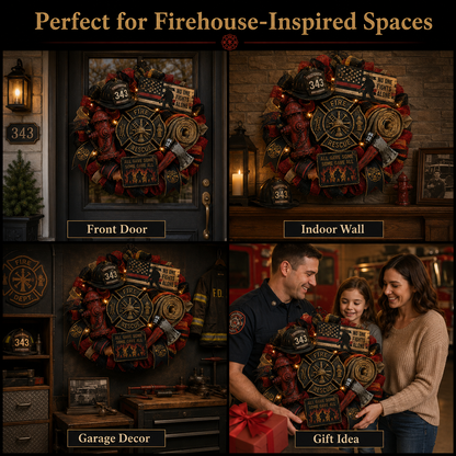 🔥Hot Sale 49% OFF🔥The FireHouse Wreath