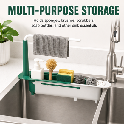 🔥Limited time 50% OFF-Telescopic Sink Storage Rack✨