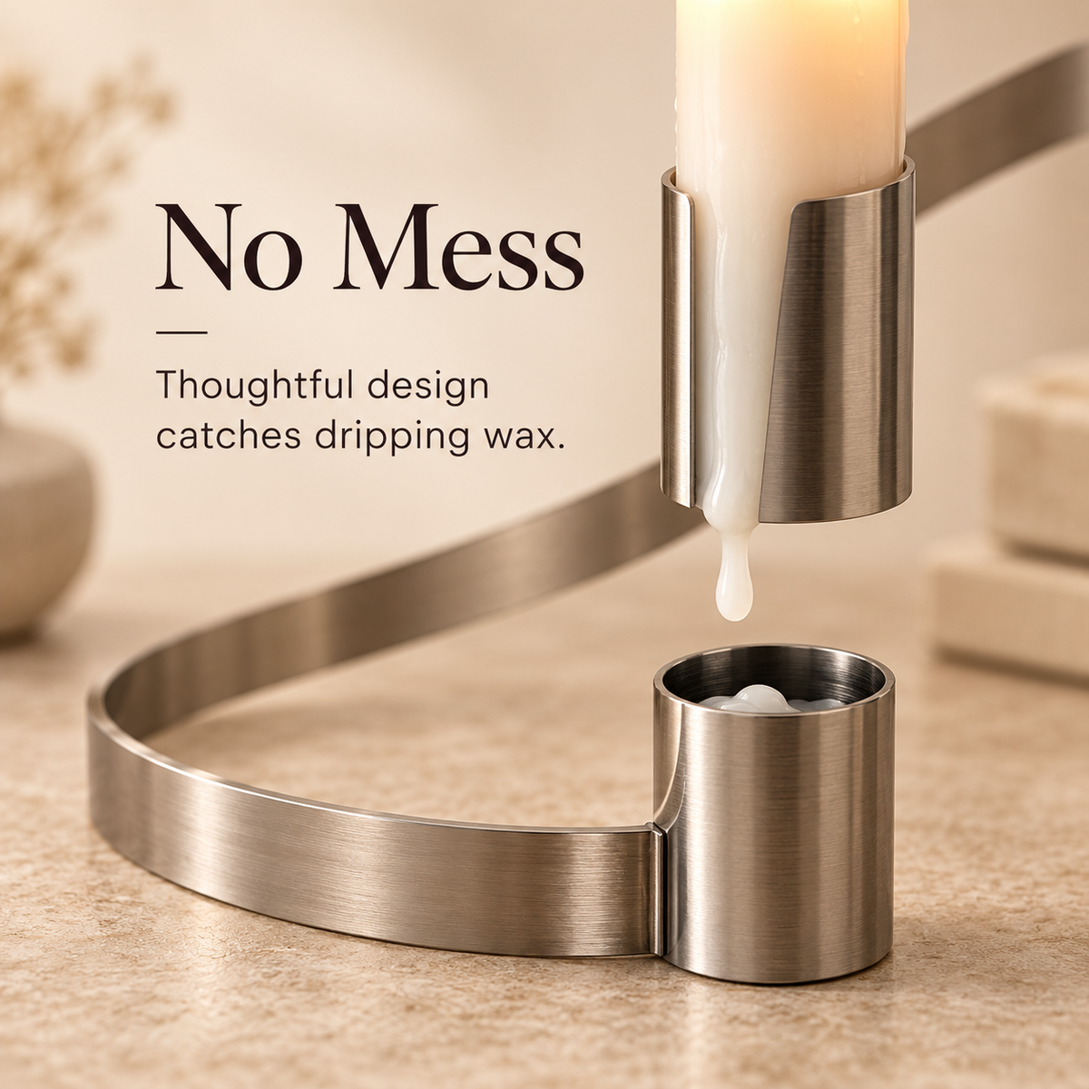 Loop Candleholder – 🔥A Flame That Comes Full Circle