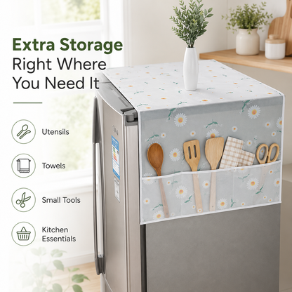 🔥Multi-Functional Waterproof Fridge Top Protector