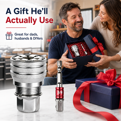 Universal Socket Wrench Tool with 3/8-inch Drill Adapter