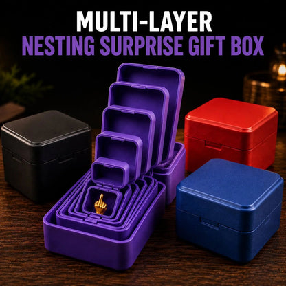 🎁 Multi-Layer Nesting Surprise Gift Box – 6 Layers Of Pure Prank Fun 😂🖕
