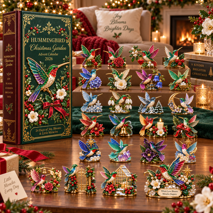 24 Days of Joy in Bloom — Hummingbird Christmas Garden Advent Calendar 2026