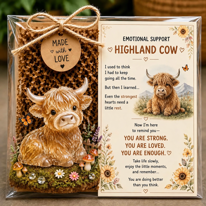 🌸🐝🦛 Emotional Support Animal Gift Set – A Meaningful Little Reminder That You Matter 💕