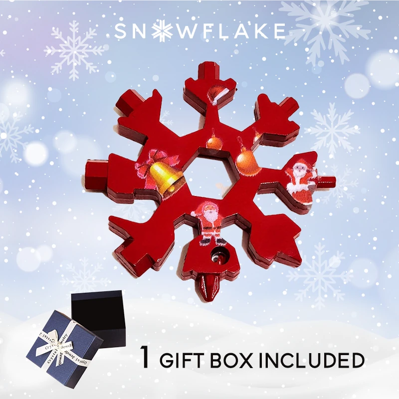 Snowflake - 18-in-1 Multi-Tool Christmas Gift Set 2026