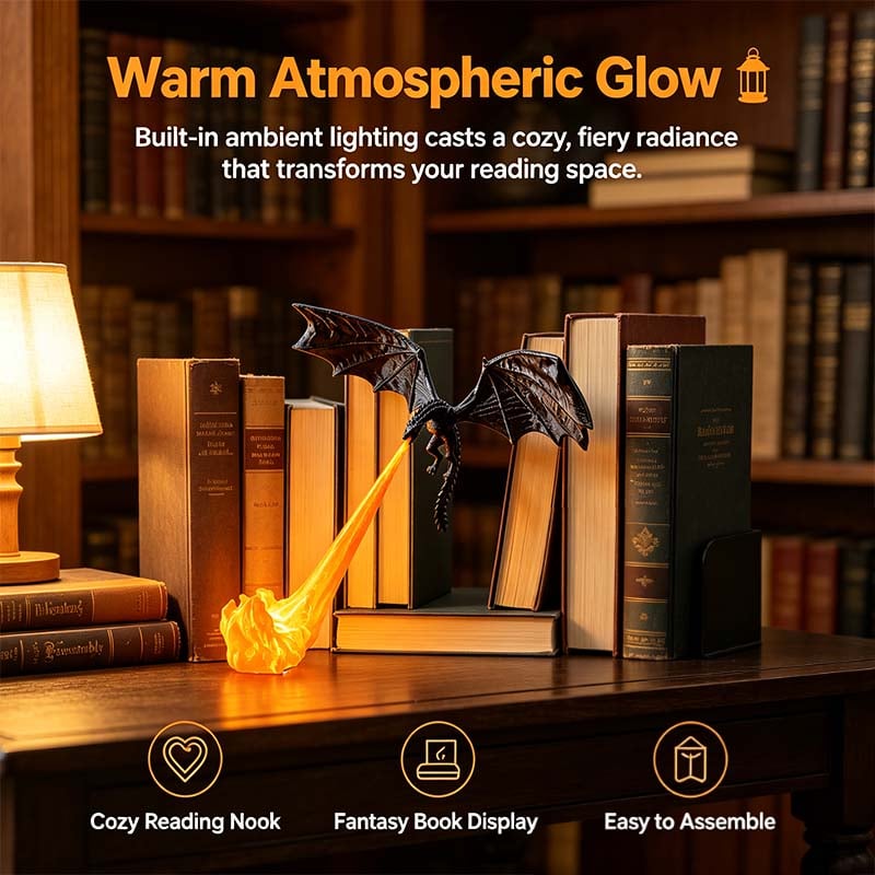 Warm Atmospheric Glow - Book Display