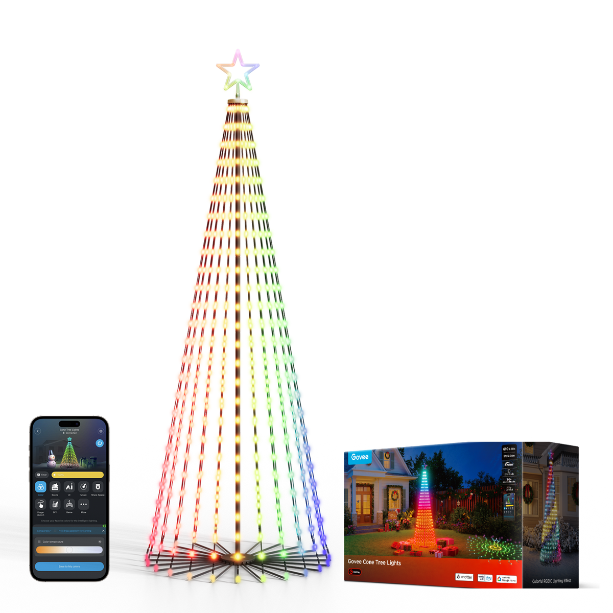 Govee Cone Tree Lights