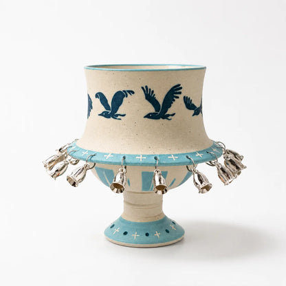 🐦Flying Bird Handcrafted Ceramic Spinner Goblet