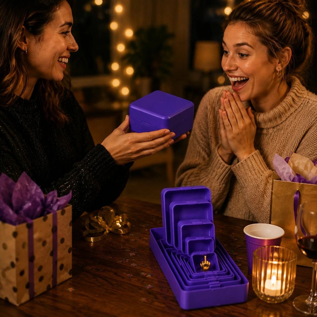 🎁 Multi-Layer Nesting Surprise Gift Box – 6 Layers Of Pure Prank Fun 😂🖕