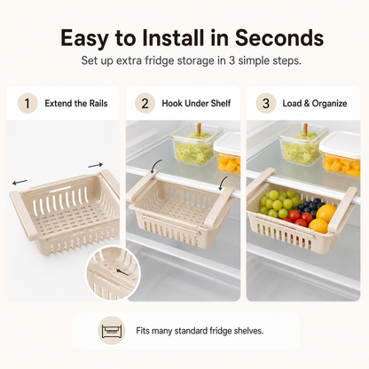 🔥Hot Sale 49% OFF🔥Expandable Refrigerator Storage Container