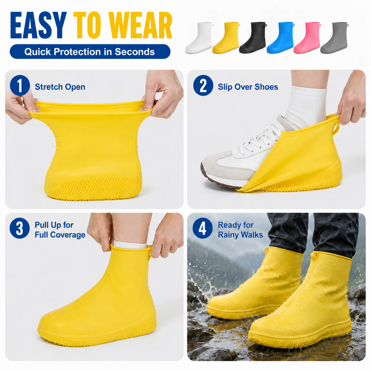Thick Wear-Resistant Waterproof Shoe Cover