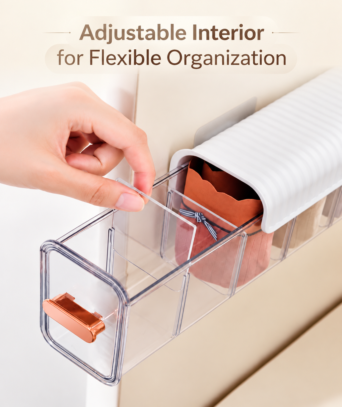 Wall-Mounted Underwear Organizer