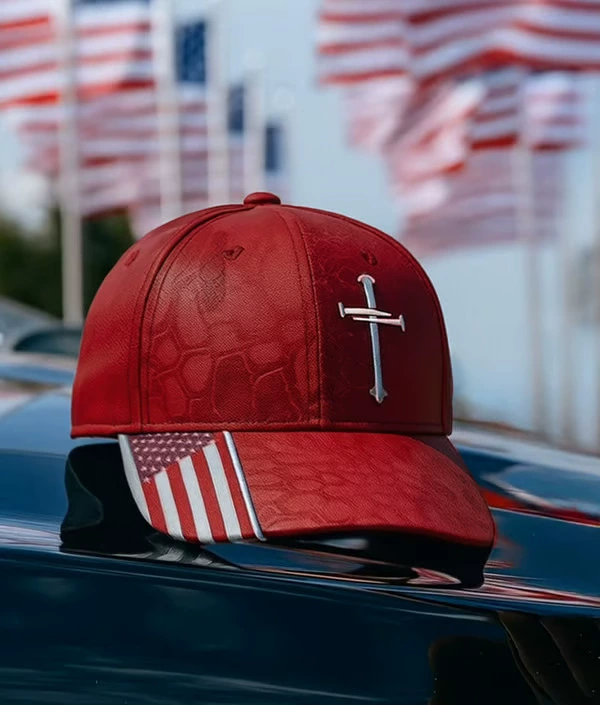 ✝️Adjustable American Flag & Jesus 3 Nail Cross Hat(BUY 2 FREE SHIPPING🎁)