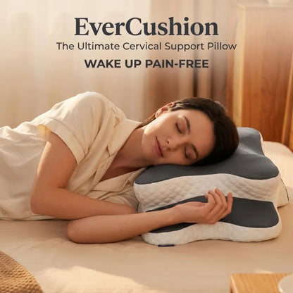 Adjustable ergonomic memory foam neck pillow