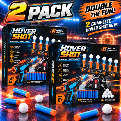 🎯 Hover Shot Floating Target Game With Foam Blaster