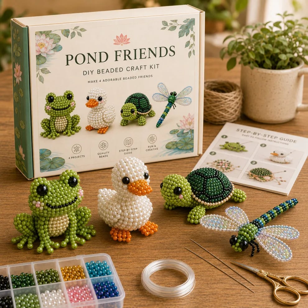 🧵2026 Tiny 3D Beaded Animal DIY Kit