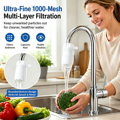 🔥Hot Sale 50% OFF🔥[Fits Faucets < 1'] 50 cotton filter bags, Multi-scene Filter 🚰