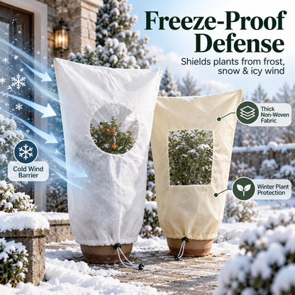 Plant Frost Cover Nonwoven Reusable Warm Shrubs Blanket - Product image 3