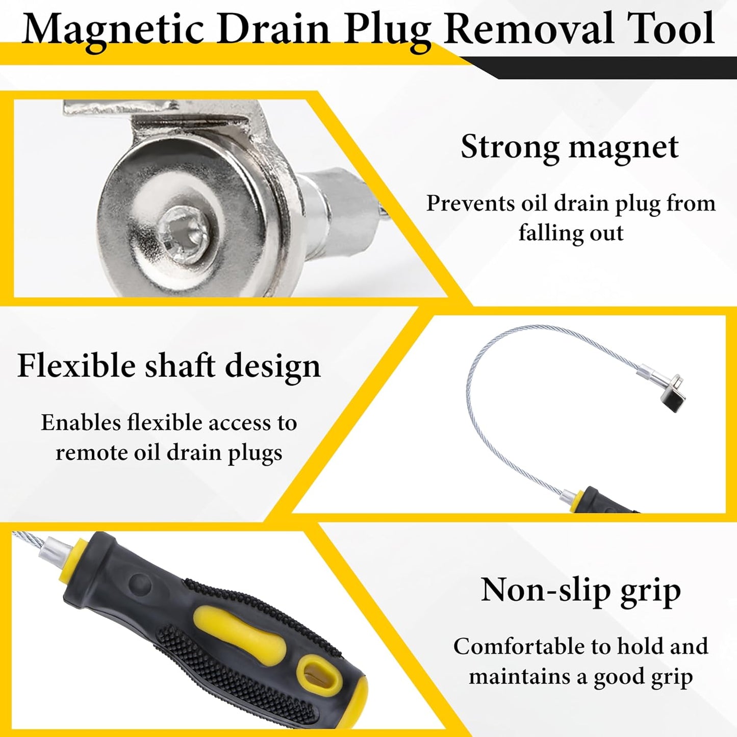 🔥Last Day 49% OFF🚗Flexible Oil Drain Plug Removal Tool