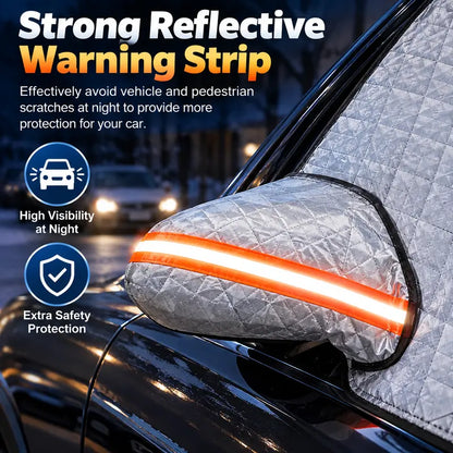 Car Windshield Snow Cover | All Season Sun & Frost Protector for Cars, SUV, Truck