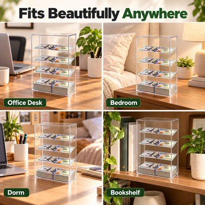 💵Floating Savings Box — Holds over 2,000 Bills