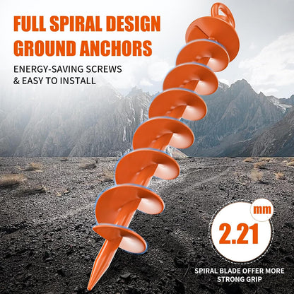 🔥Hot Sale 49% OFF🔥Heavy-Duty Spiral Ground Anchor Kit