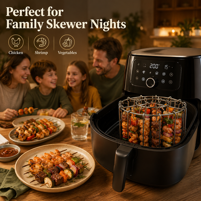 🔥Air Fryer Skewer Rack - Make fun, simple meals at home