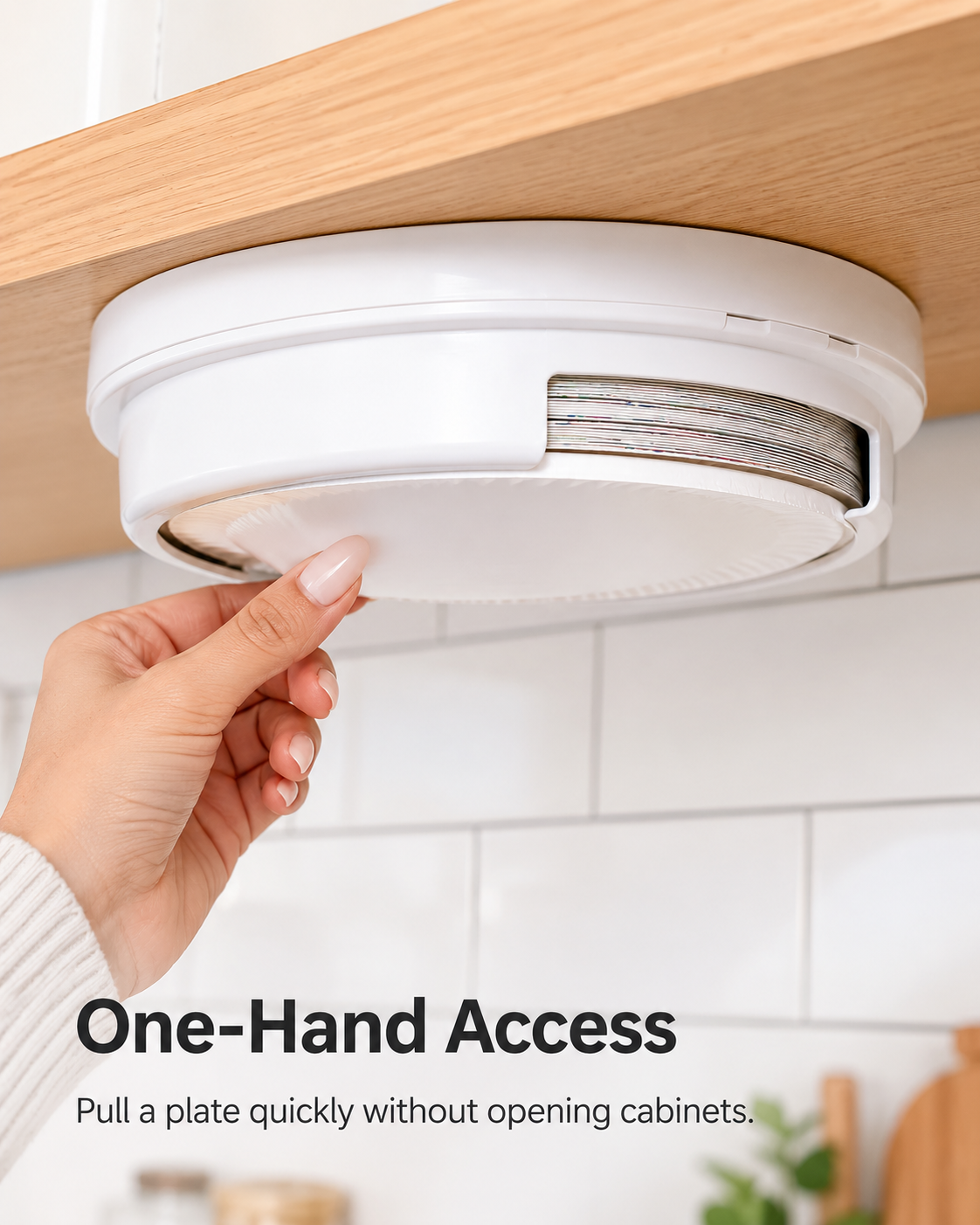 💥New Arrivals Sale 49% OFF💥Under Cabinet Paper Plate Dispenser