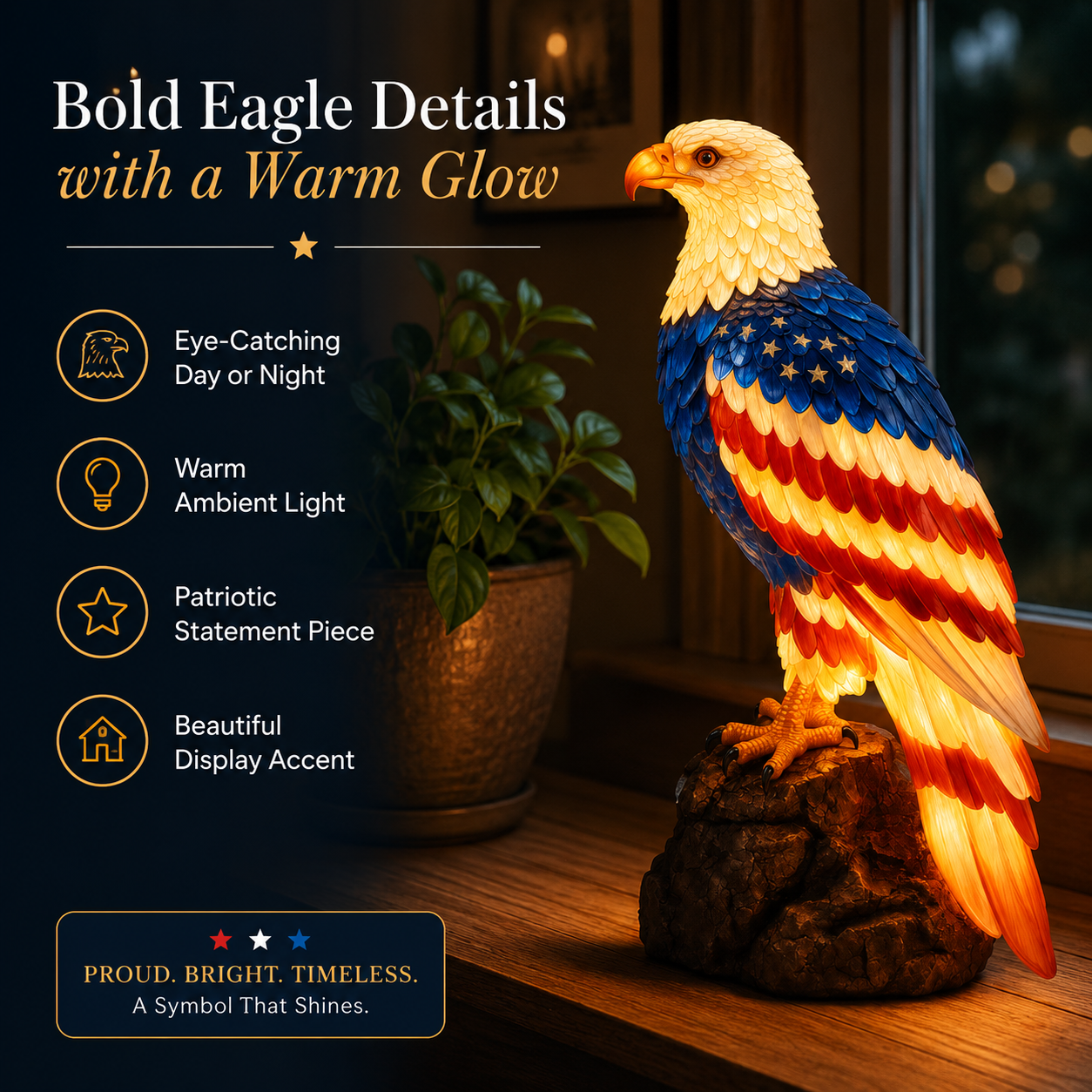 🦅49% OFF🔥American Eagle Glow Lamp