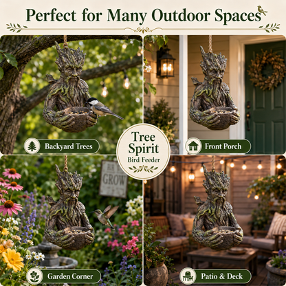 🐦Tree Spirit Bird Feeder – Magical Garden Hanging Decor