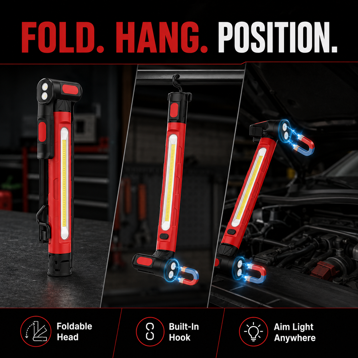 🔥Hot Sale 49% OFF🔦Magnetic LED Work Light