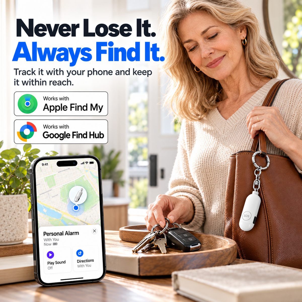 🚨Smart Personal Safety Alarm with Emergency Call & Location Sharing
