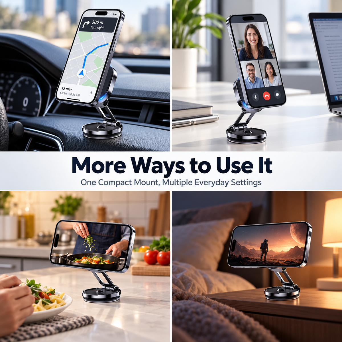 Foldable Magnetic Phone Mount